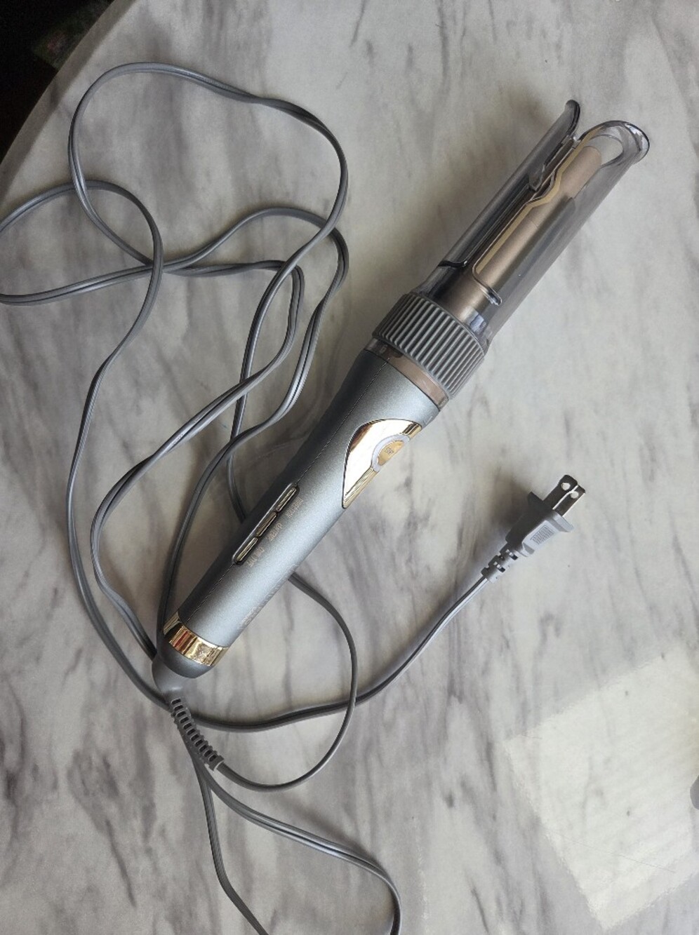 Infinity Pro Canair Secret Gray Gold Corded Hair Styling. Barrel